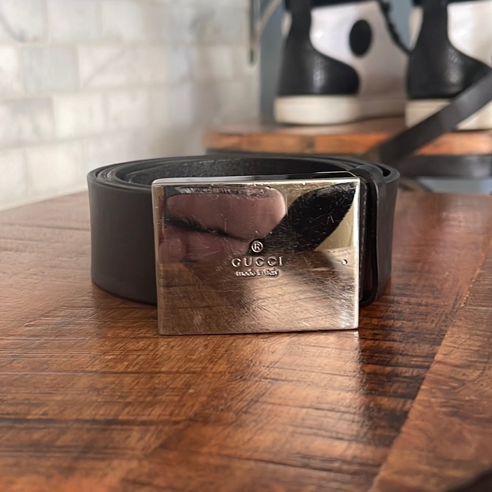 Mens Gucci belt black 105/42